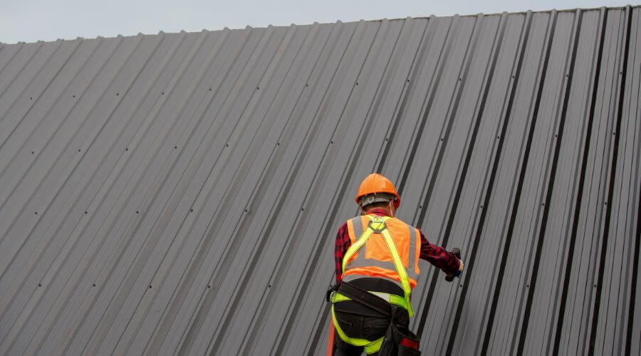 Professional metal roof installation services in Campbell, NE